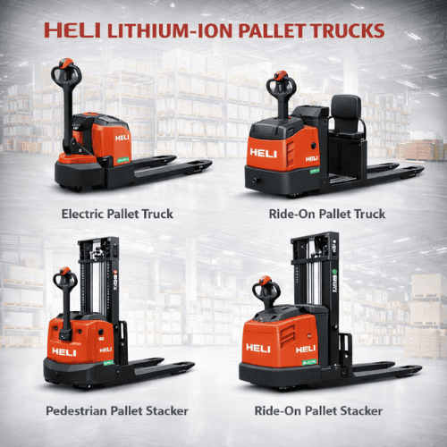 HELI Lithium-Ion Pallet Trucks HELI Lithium-Ion Pallet Trucks